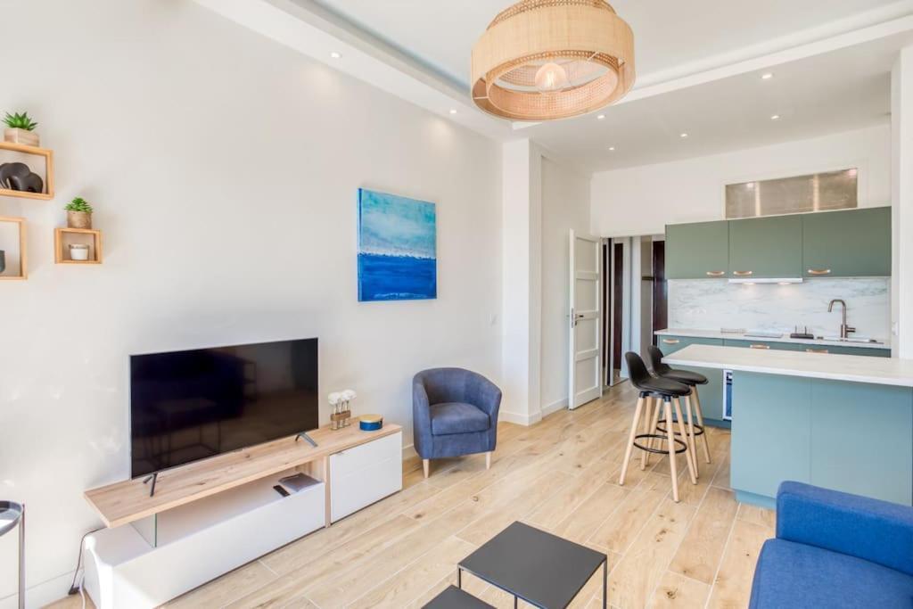 #43 Design Studio Terrace Ac Wifi Sea View 1Min Beach นีซ ภายนอก รูปภาพ