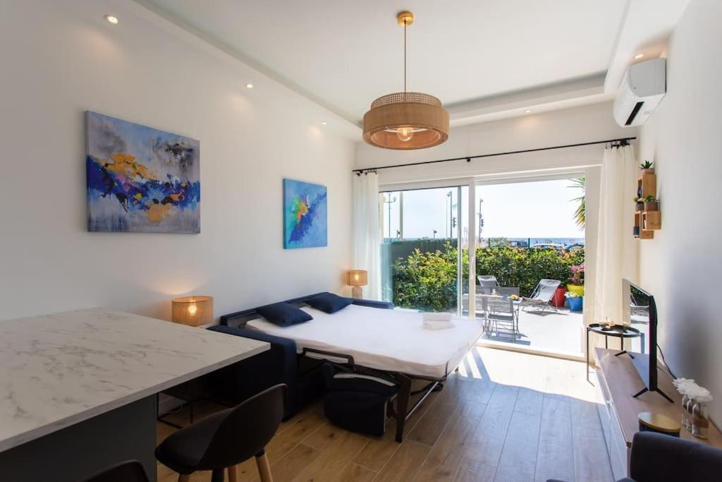 #43 Design Studio Terrace Ac Wifi Sea View 1Min Beach นีซ ภายนอก รูปภาพ